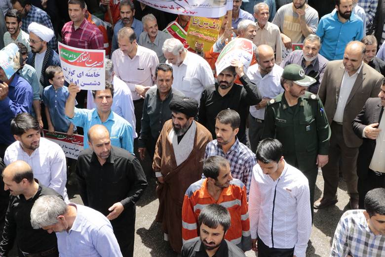 راهپیمایی باشکوه روز جهانی قدس در شهرستان فلاورجان