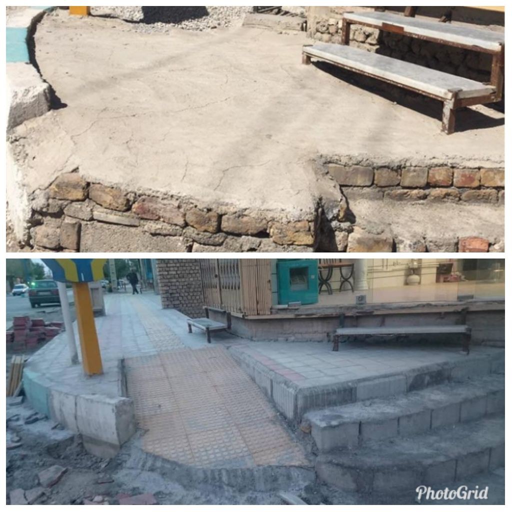 نهضت پیاده رو سازی در شهرکلیشادوسودرجان محله افجد