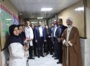 دیدار با پرسنل و پرستاران بیمارستان امام خمینی(ره) شهر فلاورجان