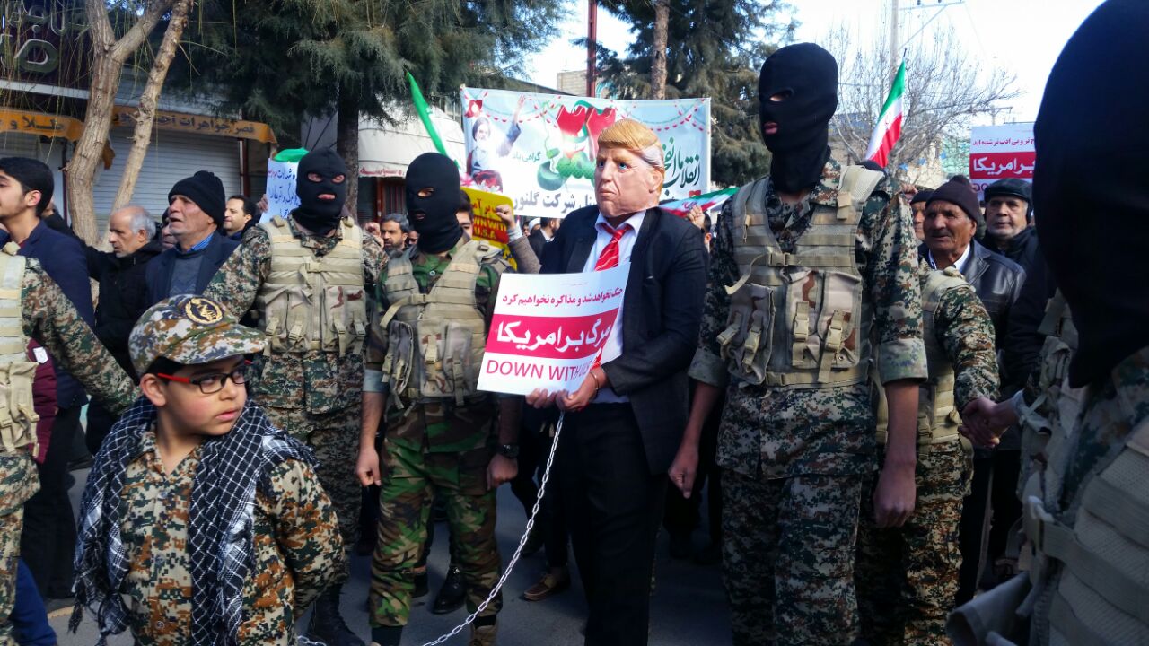 حضور «ترامپ» در راهپیمایی ۲۲ بهمن + عکس