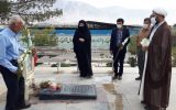 آیین غبارروبی و عطر افشانی مزار شهدا روستای سیاه افشار  به مناسبت روز شهدای مدافع حرم