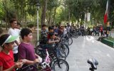 همایش دوچرخه‌ سواری همگانی در فلاورجان برگزار شد+ تصاویر