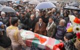 ویدئو: خاکسپاری پیکر شهید گمنام در شهر ابریشم