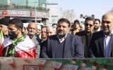 حضور مردم شهرستان فلاورجان در راهپیمایی ۲۲ بهمن