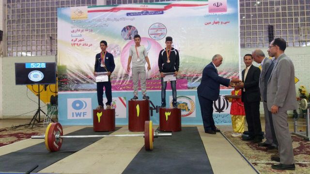 کسب یک مدال نقره و دو مدال برنز توسط سجاد سلمانیان در مسابقات وزنه‌برداری نوجوانان کشور