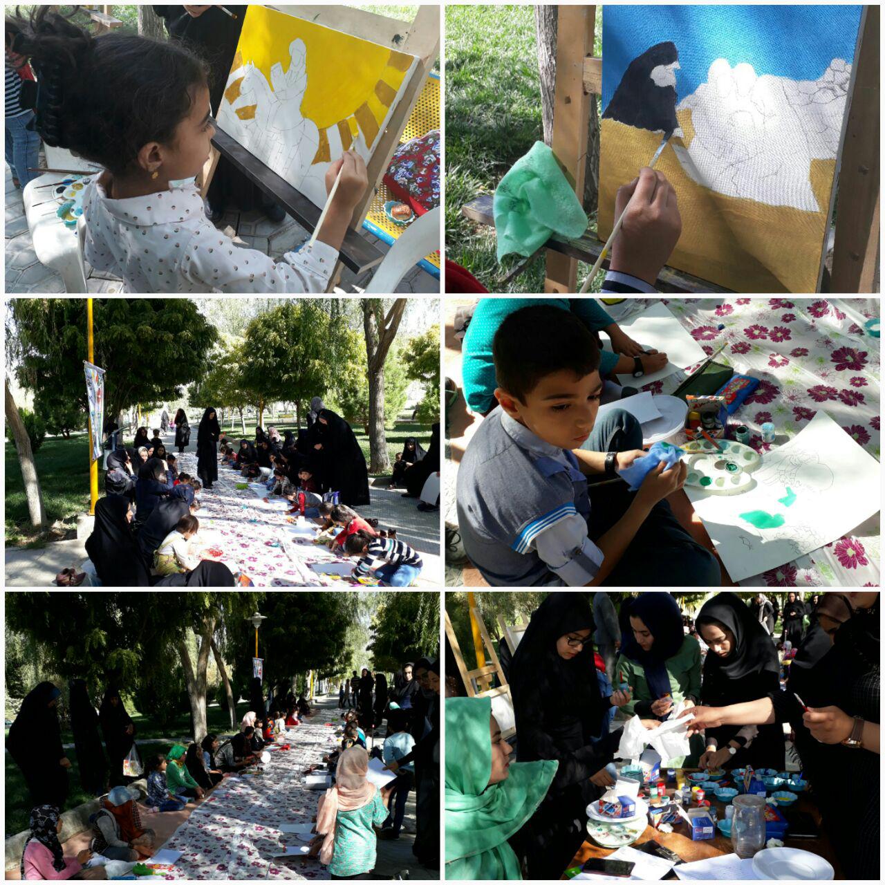 کارگاه آموزشی نقاشی کودکان در شهرستان فلاورجان برگزار شد