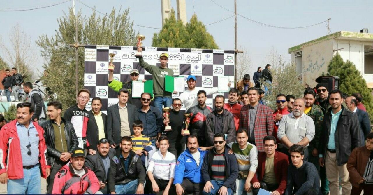 پایان دومین راند  مسابقه اسلالوم موتورسیکلت، قهرمانی استان اصفهان + نتایج
