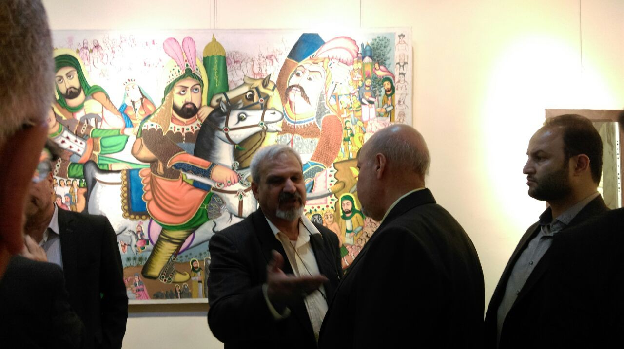 حضور هنرمند فلاورجانی در همایش ملی خوشنویسی و نگارگری
