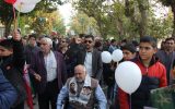 فیلم :حضور گسترده مردم شهرستان فلاورجان در راهپیمایی ۱۳ آبان ماه