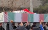 تشییع و خاکسپاری پیکر شهید گمنام در اردوگاه کشوری شهید بهشتی شهر ابریشم