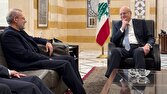 رایزنی لاریجانی با نخست‌وزیر لبنان در خصوص روابط دوجانبه و تجاوزات رژیم صهیونیستی - تصویر