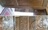 دروازه بهشت؛ جلوه‌گاه شاهکار منبت اصیل گلپایگان در حرم مطهر رضوی