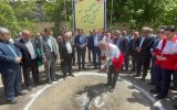 کلنگ احداث مجتمع بزرگ پزشکان هلال‌ احمر در خوانسار به زمین خورد