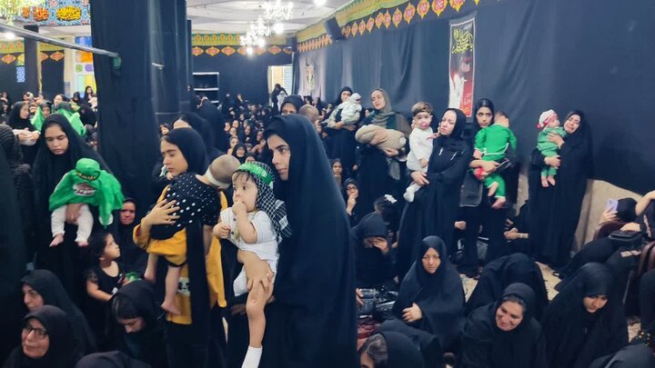 نوای لالایی لالایی علی‌اصغر (ع) در اردستان طنین‌انداز شد