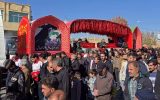 استقبال از کاروان اهالی بهشت در چادگان استقبال از کاروان اهالی بهشت در چادگان