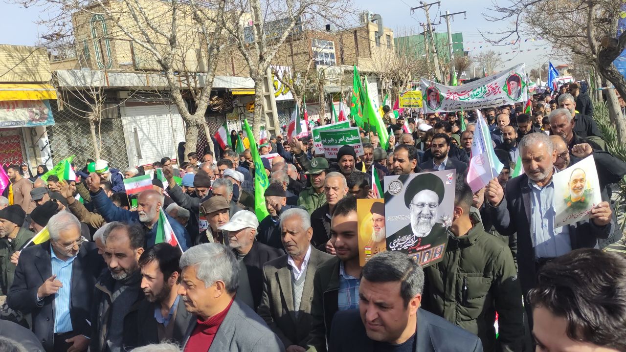 ۲۲بهمن تماشایی در فلاورجان - تصویر