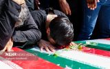 حواشی تشییع پیکر مطهر شهدای وطن در کاشان