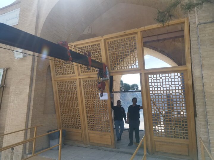 خطر فروپاشی سازهای در چهلستون؛ خسارت حمله دشمن به آثار تاریخی