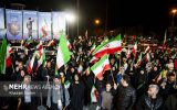 طنین حیدر حیدر مردم اصفهان در میدان انقلاب