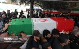 وداع شکوهمند کاشانی‌ها با شهدای وطن