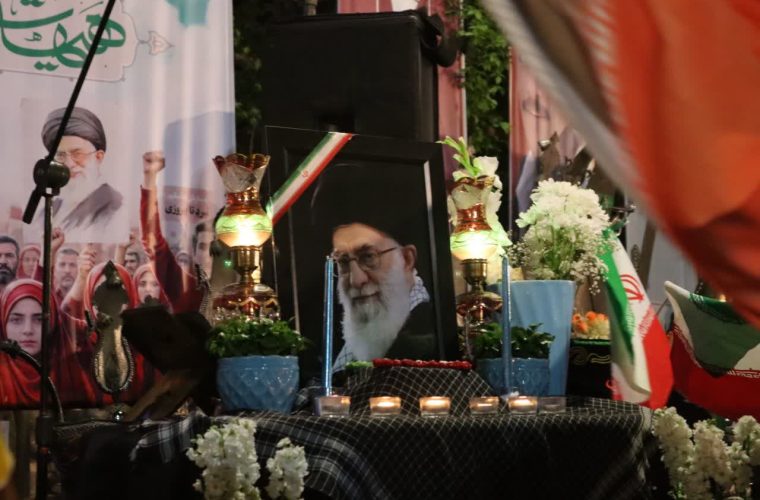 مراسم چهلم رهبر شهید انقلاب در شهرستان فلاورجان :تصاویر