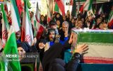 مراسم وداع با پیکر شهید «سیدعلیرضا شکاری پور» در کاشان