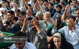 مراسم دعای عرفه در امامزاده نرمی دولت‌آباد