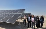 سومین نیروگاه خورشیدی تجمیعی حمایتی بانوان در جرقویه بهره‌برداری شد