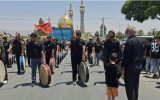 میزبانی شاهزاده ابراهیم در روز تاسوعا(ع) از هیأت‌های مذهبی روستاهمجوار