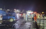 تصادف زنجیرهای در جاده قمصر -کاشان ۶ مصدوم داشت تصادف زنجیرهای در جاده قمصر -کاشان ۶ مصدوم داشت