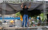 خدمت موکب وارثان شهید اردهال کاشان به زائران آقای شهید ایران