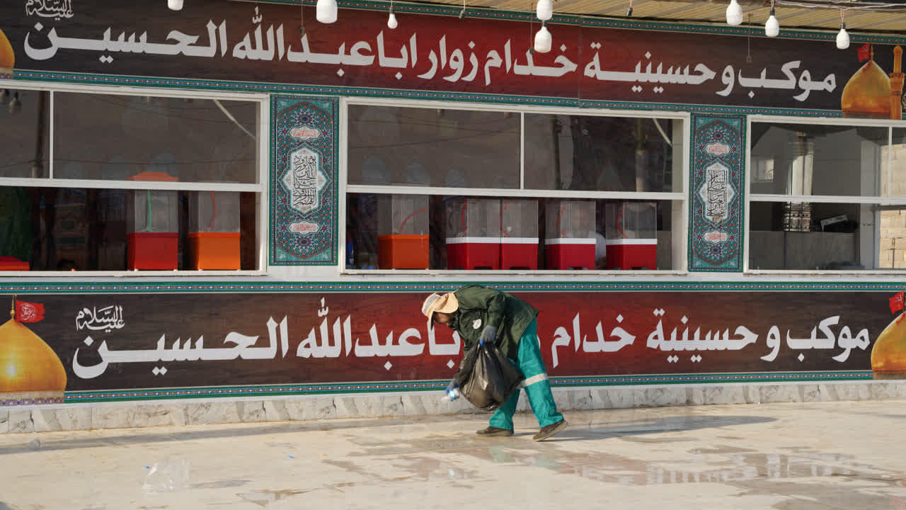 ۱۰ موکب به زائران اربعین در فریدن خدمت‌رسانی می‌کند - تصویر