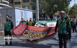 اجتماع باشکوه عزاداران رضوی در گلپایگان