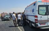 واژگونی سوناتا در اتوبان نطنز–کاشان باعث مصدومیت ۳ نفر شد