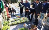 وزیر ارتباطات به مقام شامخ شهدای اصفهان ادای احترام کرد
