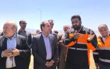 ۲کیلومتر نیوجرسی در محور خوانسار–گلپایگان نصب شد