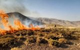 ۵ هزار متر از مراتع اصفهانک علیا در آتش سوخت